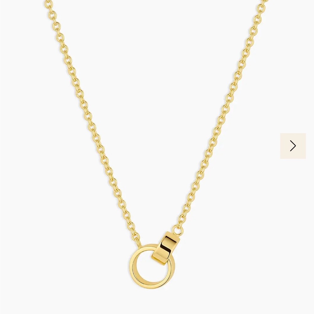 ❤️ Gorjana Rose Interlocking necklace -Like New ❤️